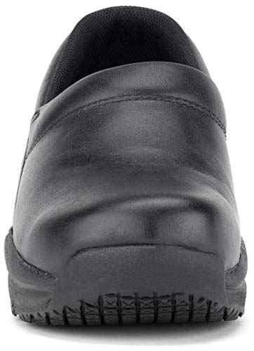 Z-Coil Men's Toffler Slip Resistant Black Leather Clog Sandal 9 E Us #TOP4