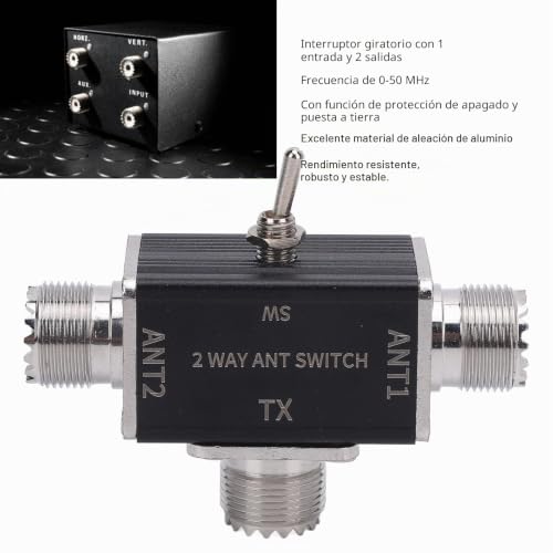 Interruptor Antenas 100W Evita Cambiar Cables Coaxiales Manualmente 3