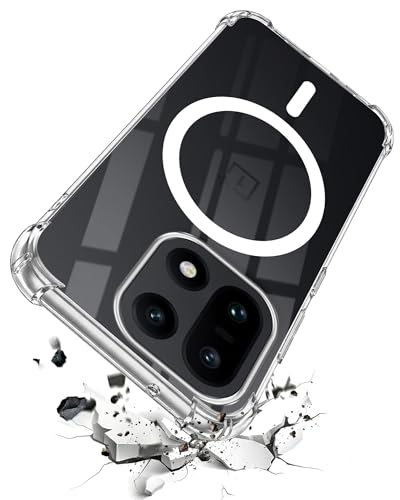 Image of Jkobi Shockproof Crystal-Clear Back Cover for OnePlus 15 5G (Magsafe Wireless Support | Drop & Camera Protection | Hard Polycarbonate)