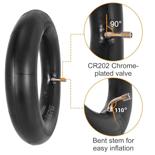 Image of 2Set 10x2.50 Escooter Inner Tube Thickened 10 inch Scooter tube with Repair Kit