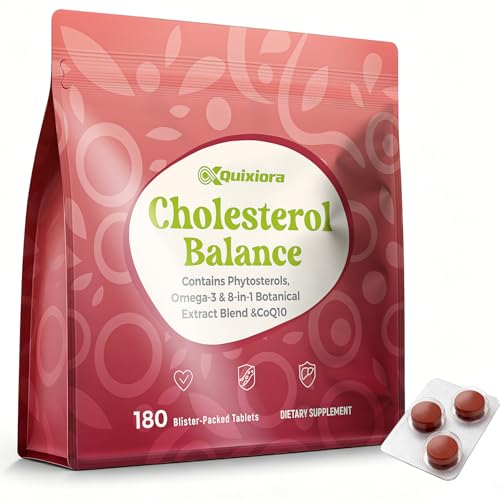 Quixiora Cholesterol Lowering Supplement Tablets