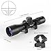 UUQ Tactical 4X32 Compact .223 .308 Scope Rangefinder Reticle/w 20mm Picatiny or 11mm Dovetail Ring Mounts (20mm Picatiny)