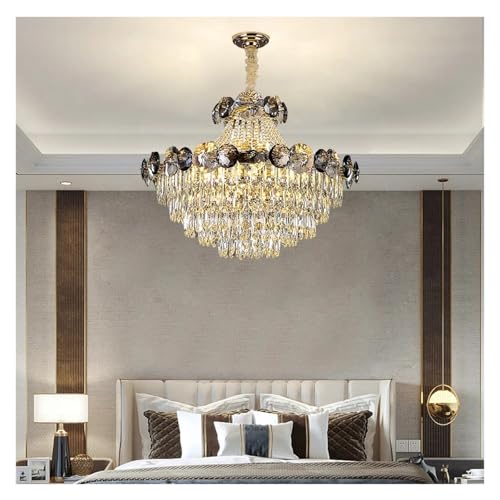 Modern Large Luxury Living Room Chandeliers for Staircase Designer Crystal