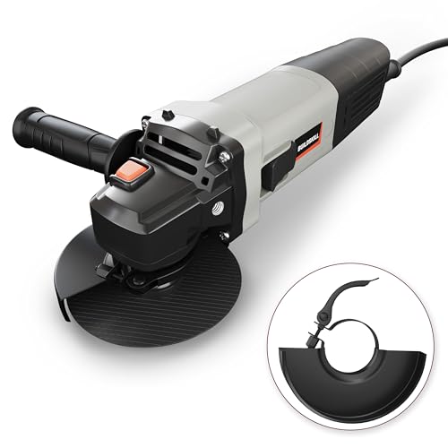 BUILDSKILL 900W Angle Grinder Machine | 100MM | M10 | 6000-11000 RPM Variable Speed | Copper Motor | Quick Change Guard | Two Position Side Handle | Lightweight Grinding Machine (6 Months Warranty)