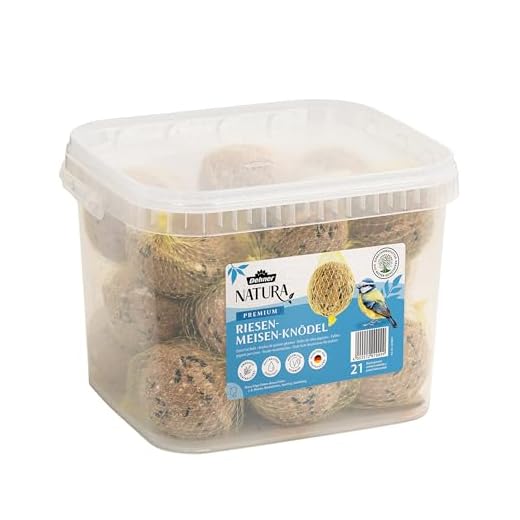 Dehner Natura Wild, Grande mangeoire à Boules de Graisse, 21 (5.3 kg)