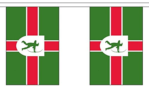 Flagtex Nottinghamshire New Fabric Bunting – 9m with 30 Flags – Premium Indoor & Outdoor Decoration — image 1