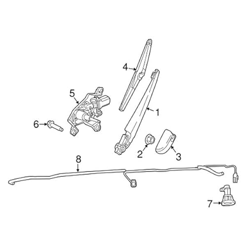 Mopar 6807 9868Aa, Windshield Wiper Arm #TOP4