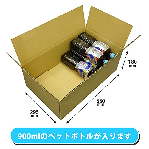 Amazon.co.jp: ダンボール 100サイズ 295x500x180mm 10枚セット