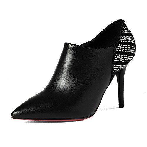 Chaussures à talon aiguille strass sexy en satin pour des soirées d'exception
