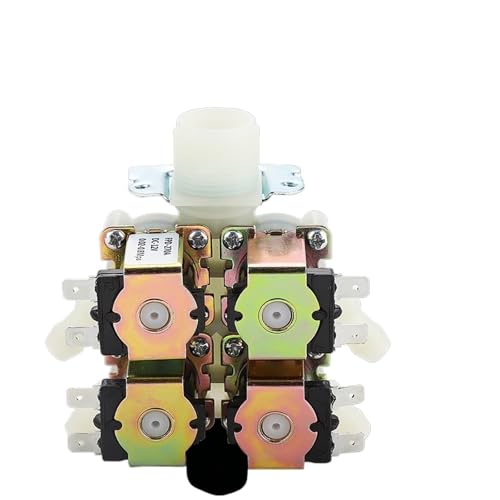Vanne solénoïde N/C 12V DN20 G3/4 électrovanne eau 1 entrée 4 sorties - 3