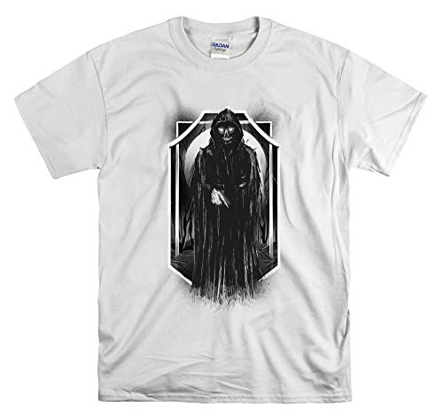Death Monochrom The Grim Reaper T-shirt officiel unisexe blanc L