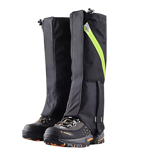 Polainas de Senderismo, Polainas Impermeables de Oxford 900D para Caminar al Aire Libre, Accesorios de Senderismo/Caminar/Ciclismo, Polainas para Hombres y Mujeres