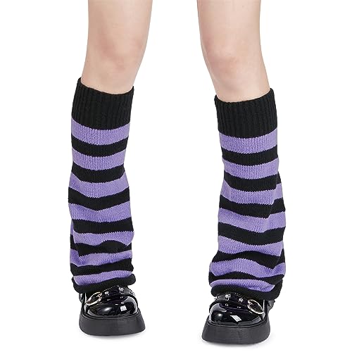 Komorebi Leg Warmers Y2K Kawaii Leg Warmers for Girl Women Cute Knitted Socks Y2K Harajuku Goth Accessories
