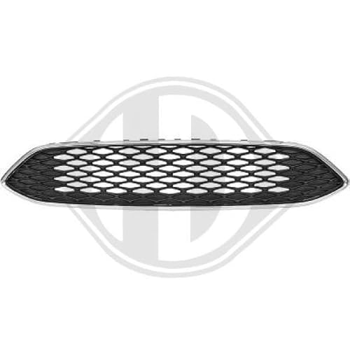 DIEDERICHS 1419042 KÜHLERGRILL KÜHLERGITTER Grill Gitter chrom schwarz