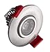 NICOR Lighting DGD211204KRDNK LED Downlights, Nickel