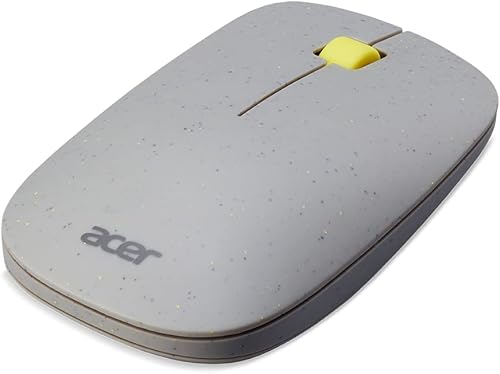 Miniatura 4 de Acer Vero - Mouse de 3 botones, inalámbrico de 2.4 GHz, 1200 DPI, fabricado con material reciclado posconsumo (PCR)  Funciona con Chromebook  Gris