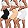 TUTUESTHER Anti Chafing Shorts for Women Cotton Chub Rub Slip Shorts for Under Dress Safety Panties Under Skirt(14,Black/Nude/White)