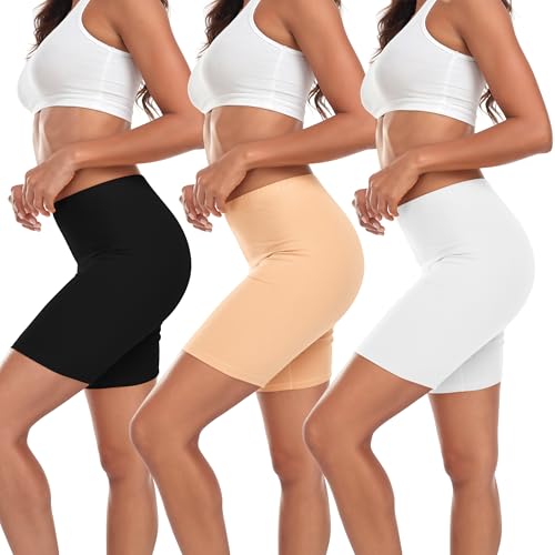 Under Dress Cotton Slip Shorts for Women Biker Shorts Anti Chafing Boy Shorts Underwear
