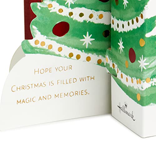 Hallmark-Paper-Wonder-Pop-Up-Jumbo-Christmas-Card-Holiday-Tabletop-Decor-Accordion-Fold-Christmas-Village Hallmark Paper Wonder Pop Up Jumbo Christmas Card Holiday Tabletop Decor Accordion Fold Christmas Village