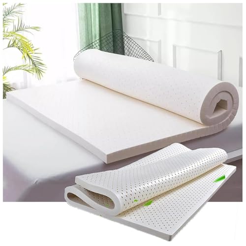 Latex-Matratze, 100% Naturlatex-Matratzen, Atmungsaktiv, Bequem Und Langlebig, Matratze, Latex, Naturkautschuk,Reine Matratze, Zuhause, Schlafzimmer,1in,90x200cm(35x79in)