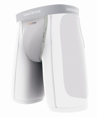 Shock Doctor Men's Power Pro Sliding Short with Cup Pocket