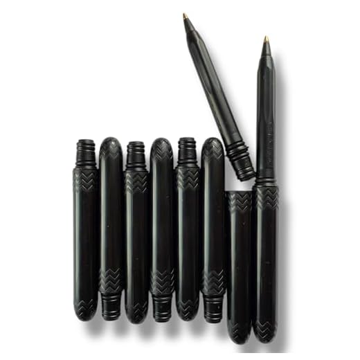 Pokka Pens 8 pack. Compact, lightweight, affordable pocket pens. Black. Compare to bullet pens at $20.