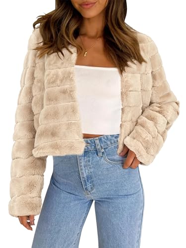 Manteau fausse fourrure sans col XL : restez au chaud avec style
