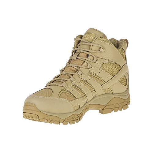 Merrell Men's Moab 2 Mid Tactical Waterproof Military Boot, Coyote, 9 #TOP2