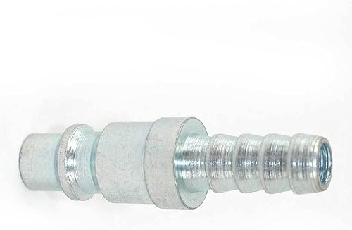 Miniatura 4 de MaxLLTo Reemplazo 3/8 pulgadas de acero industrial acoplador enchufe x 3/8 pulgadas Barb Fitting para neumático interestatal CPH663