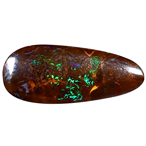 Opale boulder naturelle multicolore 6.24 carats cadeau pour collectionneur