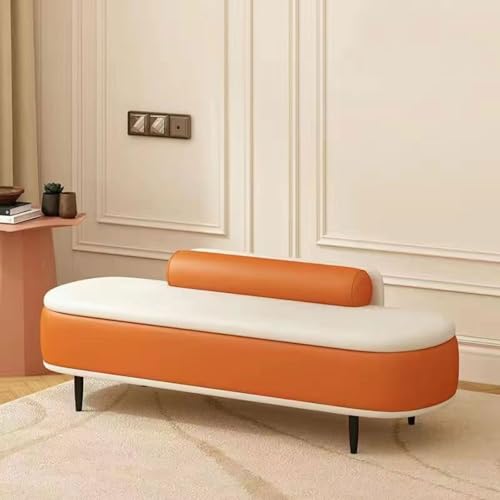Banco otomano de almacenamiento con cojín para dormitorio, taburete de tocador, silla de maquillaje, taburete de mesita de noche, baúl de almacenamiento de madera, banco de entrada, otomanas bajas