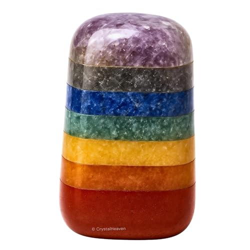 Image of Crystal Heaven Certified Chakra Healing Tumbled Stone,Natural Polished Crystals For Diy Crafts,Manifestation,Meditation,Pooja Feng Shui And Reiki Healing(30 Grams)
