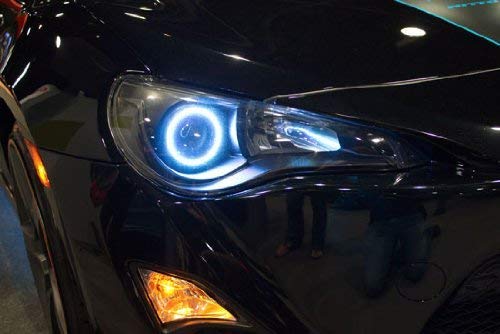 Ijdmtoy Multi-Color Rgb Led Angel Eyes Halo Ring Lighting Kit W/Remote Compatible With 1St Gen Scion Fr-S (Toyota 86) Subaru Brz #TOP6