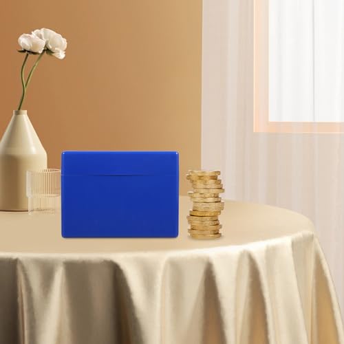 Caja Organizadora de Monedas de Plástico Azul miniatura 5