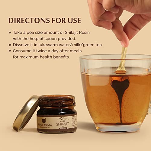 UPAKARMA-Ayurveda-Pure-and-Natural-ShilajitShilajeet-Resin-15g-Pack-of-1
