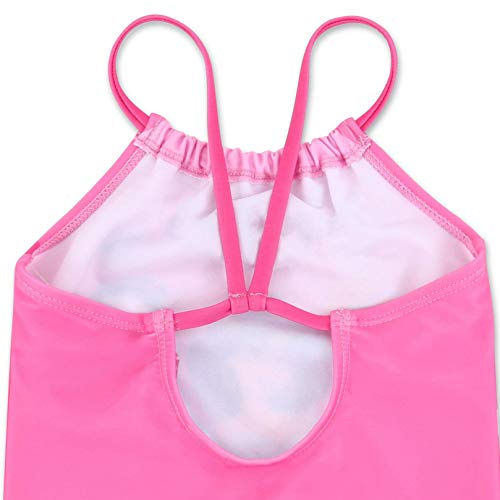 Disney Princess Cinderella Jasmine Snow White Toddler Girls One Piece Bathing Suit Pink 2T4