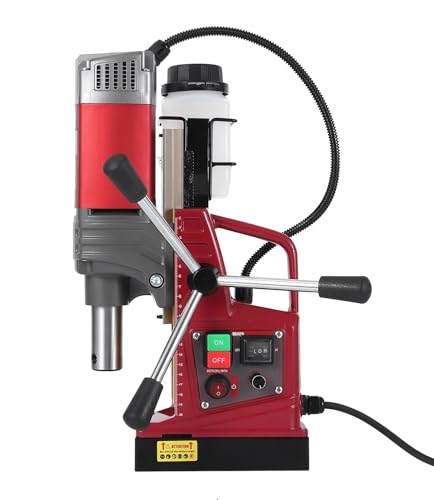 Mag Drill Press, Portable Magnetic Drill Press with 2" Boring Diameter, 1550w 3147 Lbf/14000n 750 RPM Power Mag Force Electric Drilling Machine for Metal Surface