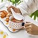 Asian Soup Spoons for Ramen, Pho, Dumplings – White Melamine, Heat-Resistant & Shatterproof, Extra Long Handle (6.3