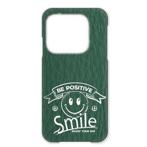 Xiaomi Redmi Note 13 Pro 5G 用 レドミノート13プロ5Gケース スマホケース ケータイ ハードカバー ビンテージ風スマイル レトロ調 ニコちゃん グリーン h084a05