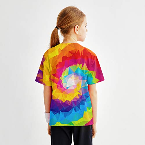 Hgvoetty Boys Shirts For Kids Girls Colorful T-Shirts Unisex Kids Casual Graphic Tees For Youth 6-8 Years #TOP3