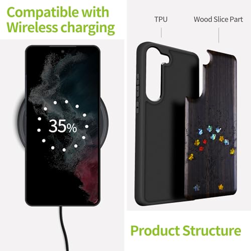 Coque en bois Galaxy S23 idéale pour sublimer votre style - 5