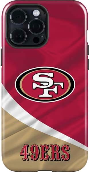 Skinit Impact Phone Case Compatible with iPhone 15 Pro Max - Officially Licensed NFL San Francisco 49ers Design