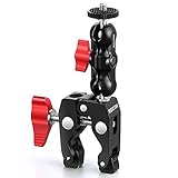 📸【Material】Diese ROXTAK Magic Arm Kit Feldmonitorhalterung besteht aus Aluminiumlegierung. Es ist leicht und langlebig.HINWEIS: Die maximale Belastung beträgt 2.67 LB.