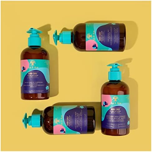 As I Am Born Curly avocado shea co-wash 240ml/8oz (children & babies), cream, one size