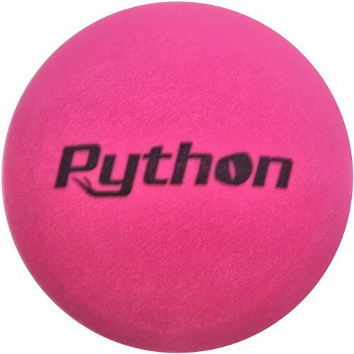 Python (Pink) Racquetballs (Super Fast w/Optimal Visibility) (1-Can/3-Balls)