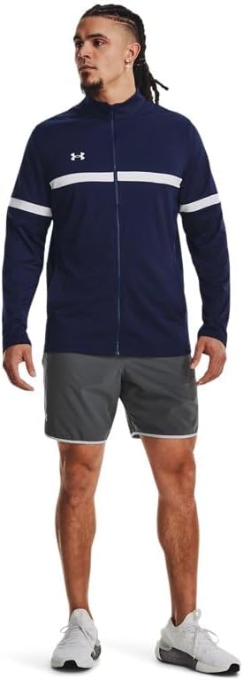Under Armour Mens UA Knit Warm Up Team Full-Zip - Sweat Wicking LG - Image 3