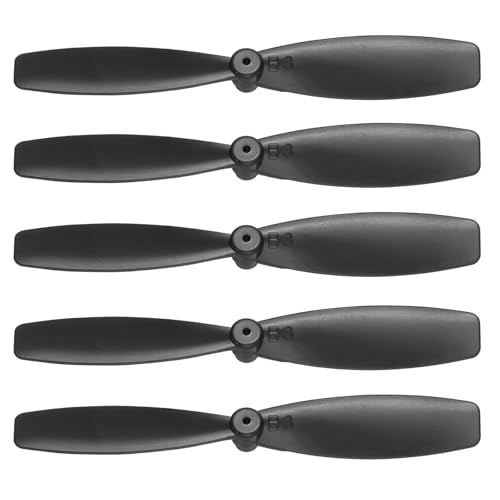 MECCANIXITY 5 Set 55mm/2 Inch Mini Propellers, Special Props Central Axis 1MM for RC Aircraft Lightweight Drones Mini Quadcopter Accessories, Black