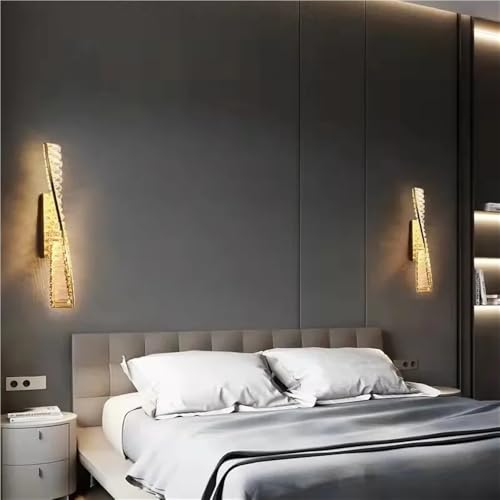 Aplique de pared de cristal irregular para iluminar y decorar el pasillo o tu dormitorio de forma moderna 7