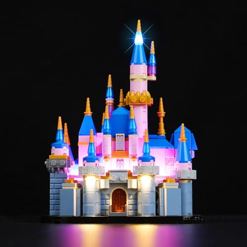 LED-Licht Kit Kompatibel mit Lego Mini Sleeping Beauty Castle, LED Beleuchtungsset Kompatibel mit Lego 40720 (Keine Modelle) (LED Light Set for Lego 40720)