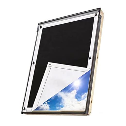 Update Sonnenschutz Dachfenster Rollo Verdunkelungsrollo, Verdunklungsstoff Rollo Verdunkelung Hitzeschutz ohne Bohren Hitzeschutzrollo für Velux- und Roto-Fenster in verschiedenen Größen 76 * 98cm